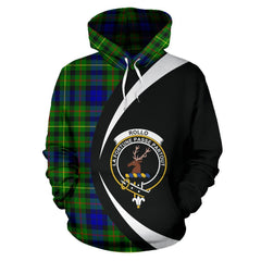 Rollo Modern Tartan Crest Hoodie - Circle Style