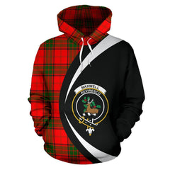 Maxwell Modern Tartan Crest Hoodie - Circle Style