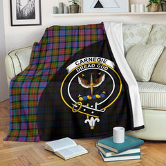 Carnegie Ancient Tartan Crest Blanket Wave Style