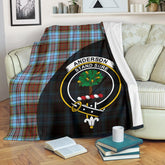 Anderson Ancient Tartan Crest Blanket Wave Style