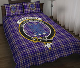 Ochterlony Tartan Crest Quilt Bed Set