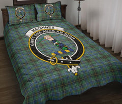 MacInnes Ancient Tartan Crest Quilt Bed Set