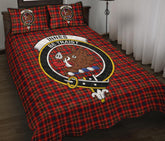 Innes Modern Tartan Crest Quilt Bed Set