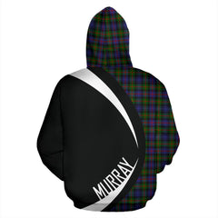 Murray of Atholl Modern Tartan Crest Hoodie - Circle Style