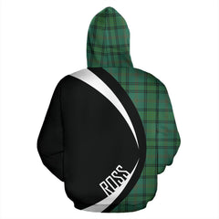 Ross Hunting Ancient Tartan Crest Hoodie - Circle Style