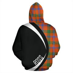 Ross Ancient Tartan Crest Hoodie - Circle Style