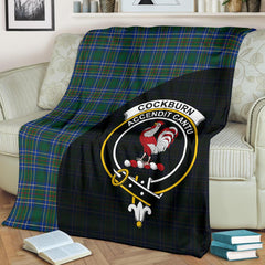 Cockburn Ancient Tartan Crest Blanket - 3 Sizes