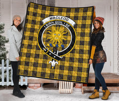 MacLeod of Lewis Ancient Family Tartan Crest Quilt - SP