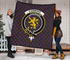 Cumming Tartan Crest Quilt - SP
