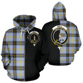 Bell of the Borders Tartan Crest Zipper Hoodie - Half Of Me Style