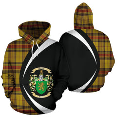 Morgan Of Wales Tartan Crest Hoodie - Circle Style