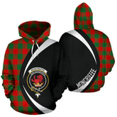 Moncrieffe Tartan Crest Hoodie - Circle Style