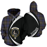 Fletcher of Dunans Tartan Crest Hoodie - Circle Style