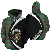MacKinnon Hunting Ancient Tartan Crest Hoodie - Circle Style