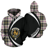 MacPherson Dress Ancient Tartan Crest Hoodie - Circle Style