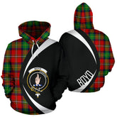 Boyd Modern Tartan Crest Hoodie - Circle Style