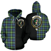 Watson Ancient Tartan Crest Zipper Hoodie - Half Of Me Style