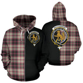 MacPherson Hunting Ancient Tartan Crest Zipper Hoodie - Half Of Me Style