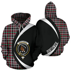 Borthwick Ancient Tartan Crest Hoodie - Circle Style