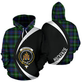 Mackenzie Tartan Crest Hoodie - Circle Style