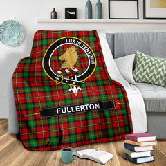 Fullerton Family Tartan Crest Blankets