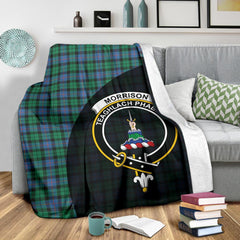 Morrison Ancient Tartan Crest Blanket Wave Style