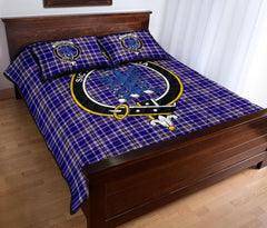 Ochterlony Tartan Crest Quilt Bed Set
