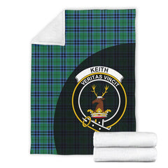 Keith Ancient Tartan Crest Blanket - 3 Sizes