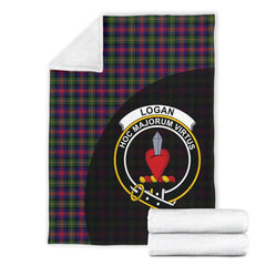 Logan Modern Tartan Crest Blankets