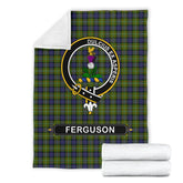 Ferguson Tartan Crest Blanket - 3 Sizes
