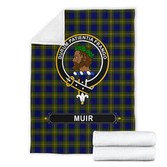 Muir Family Tartan Crest Blankets
