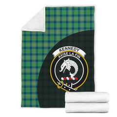 Kennedy Ancient Tartan Crest Blanket - 3 Sizes