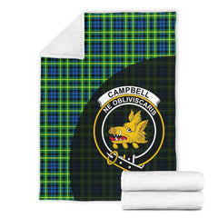Campbell of Breadalbane Ancient Tartan Crest Blanket Wave Style