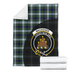 MacKenzie Dress Tartan Crest Blanket Wave Style