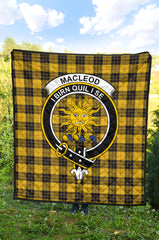 MacLeod of Lewis Ancient Family Tartan Crest Quilt - SP