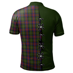Hargis Tartan Polo Shirt - Lion Rampant And Celtic Thistle Style