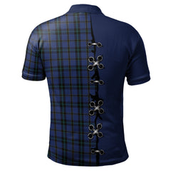 Hope (Vere - Weir) Tartan Polo Shirt - Lion Rampant And Celtic Thistle Style