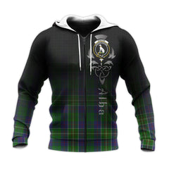 Hunter Of Hunterston Tartan Hoodie - Alba Celtic Style