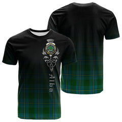 Irving Of Bonshaw Tartan Crest T-shirt - Alba Celtic Style