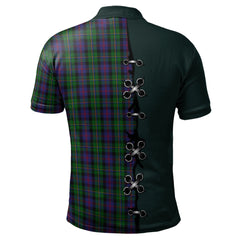 MacCallum Tartan Polo Shirt - Lion Rampant And Celtic Thistle Style