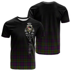 MacDonald Of Clanranald Modern Tartan Crest T-shirt - Alba Celtic Style