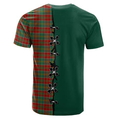 MacDonald of Kingsburgh Tartan T-shirt - Lion Rampant And Celtic Thistle Style
