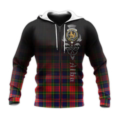 MacPherson Modern Tartan Hoodie - Alba Celtic Style