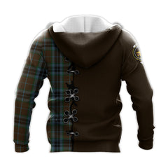 MacTavish Hunting Tartan Hoodie - Lion Rampant And Celtic Thistle Style
