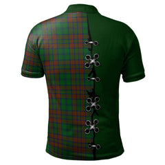 Matheson Hunting Highland Tartan Polo Shirt - Lion Rampant And Celtic Thistle Style