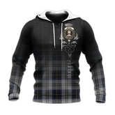 Menzies Black Dress Tartan Hoodie - Alba Celtic Style