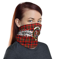 Innes Tartan Crest Neck Gaiter - Bandana