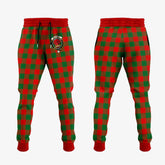 Moncrieff Modern Tartan Crest Jogger Sweatpants