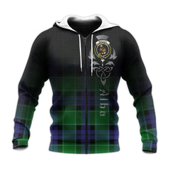 Monteith Tartan Hoodie - Alba Celtic Style