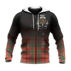 Munro Ancient Tartan Hoodie - Alba Celtic Style